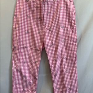 Lilly Pulitzer Pink Gingham Pants